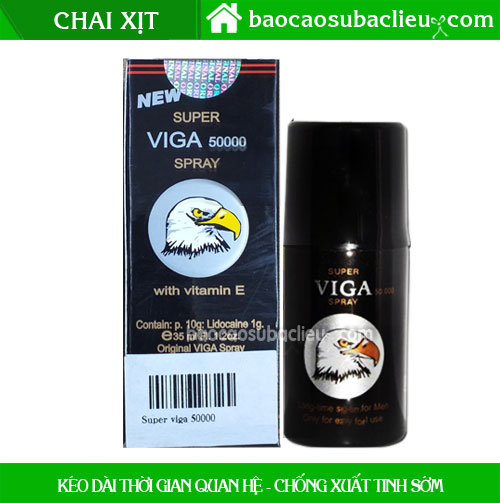 Chai Xịt Viga 50000 chống xuất tinh sớm - 45ml