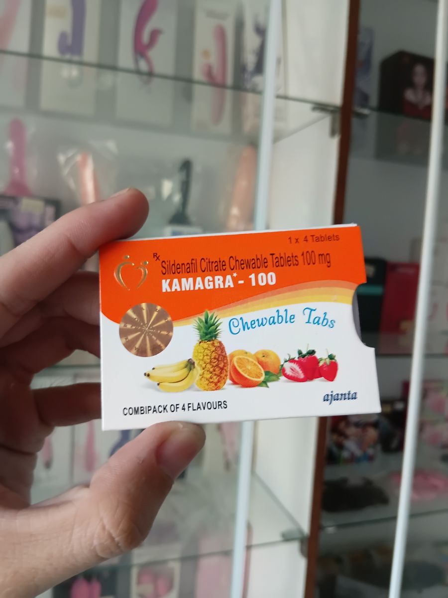 Kamagra Chewable Tablets 100mg – Kẹo Nhai Cường Dương Hương Trái Cây Chính Hãng Tại Bạc Liêu