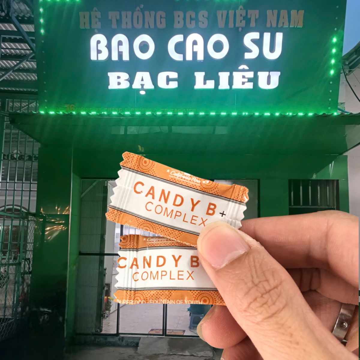 Kẹo sâm Candy B+ Complex chính hãng của Mỹ - tăng cường sinh lý nam tại bao cao su Bạc Liêu