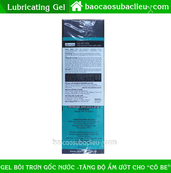 Gel Bôi Trơn Chính Hãng Okamoto Lubricant HYDRO 60ml